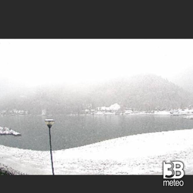 Neve a pieve di ledro dalla webcam panomax