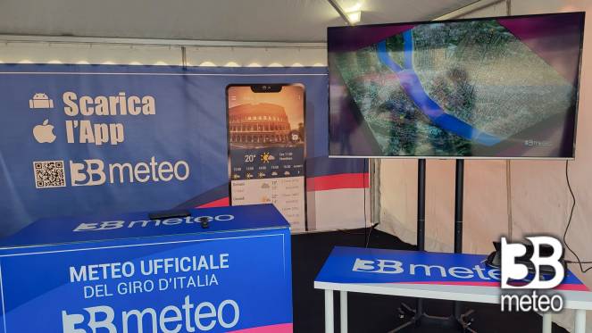 lo stand 3bmeteo a budapest