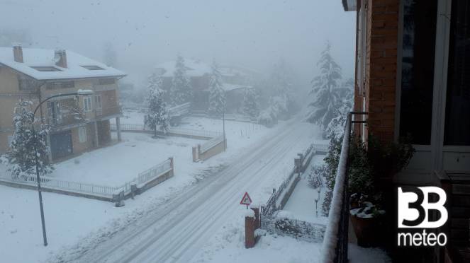 Nevicata a Santa Vittoria in Matenano