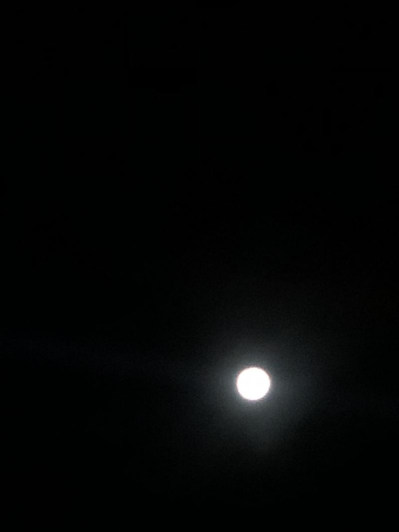 Luna piena la mattina del 20122021