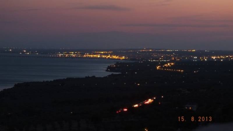 Vista Golfo di Manfredonia sera