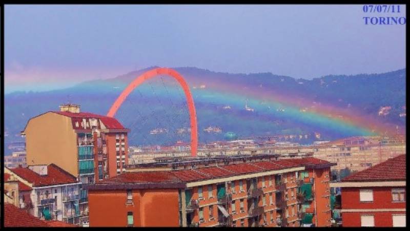 Arcobaleno su Torino