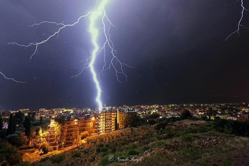 temporale a Bordighera