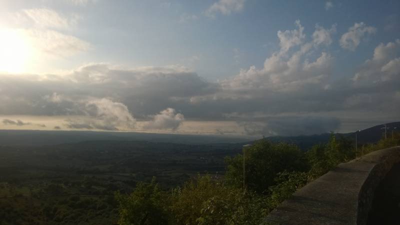 vista panoramica da Porchiano del monte