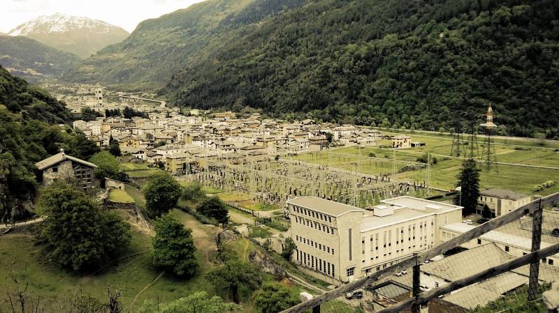 grosio visto dal castello 
