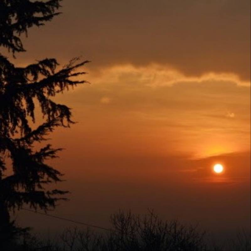 tramonto visto dai Colli Euganei Pd
