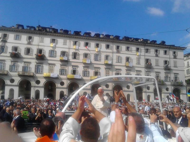 Domenica il Papa era a Torino