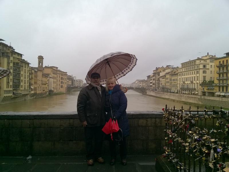 A Firenze sotto la pioggia
