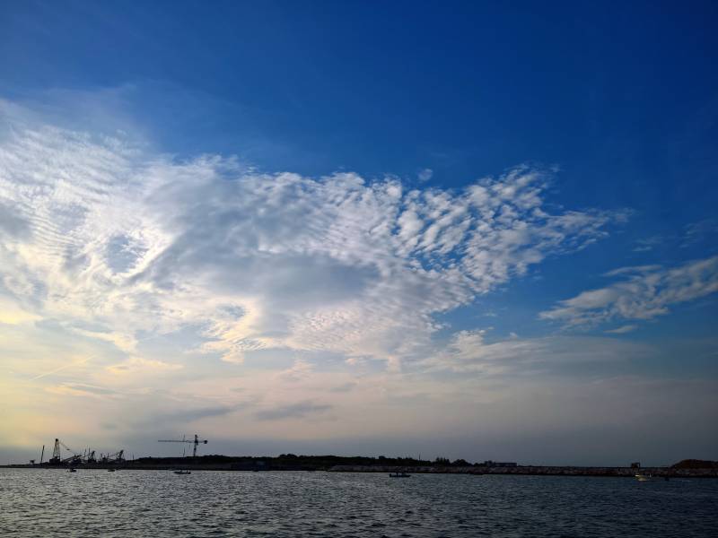 nuvole a forma di teschio 18-8-2016 mose chioggia