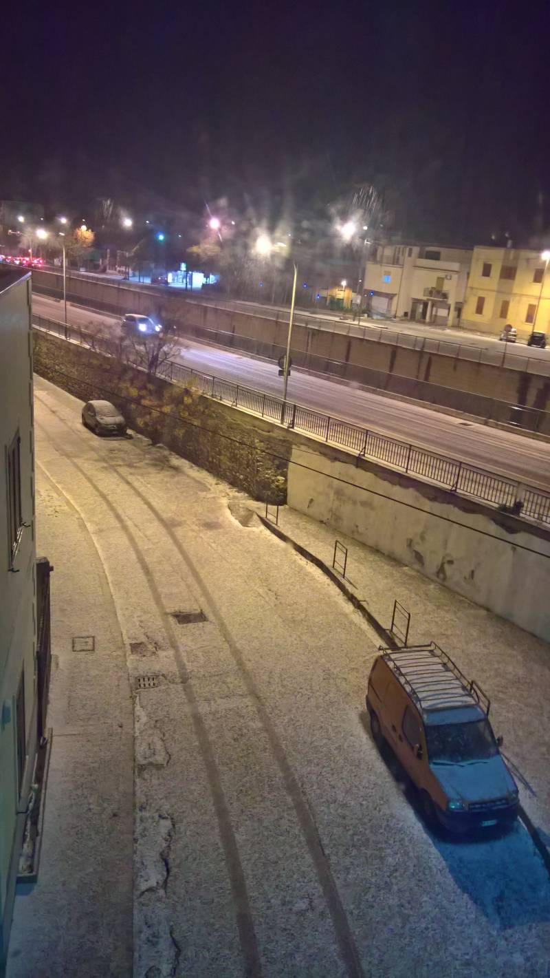 neve al ponte di San Pietro