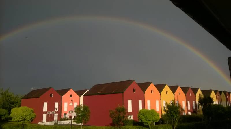 arcobaleno da casa