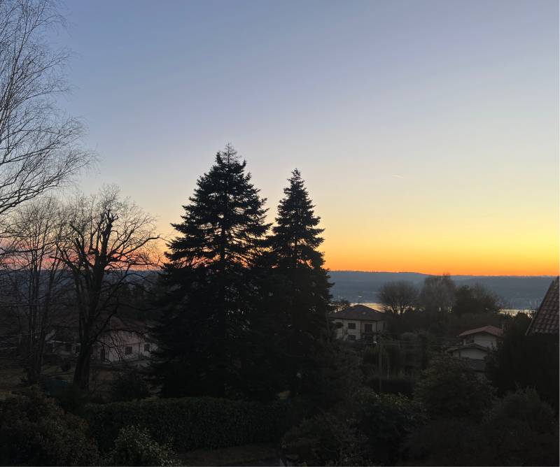 Tramonto da cocquo di sesto calende