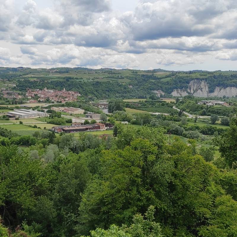 Vista panoramica della valle