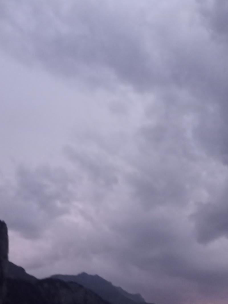 temporale non avvenuto