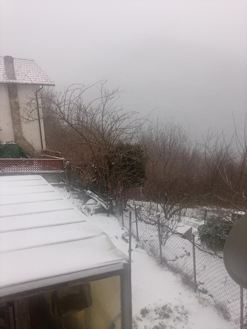 e nevica......