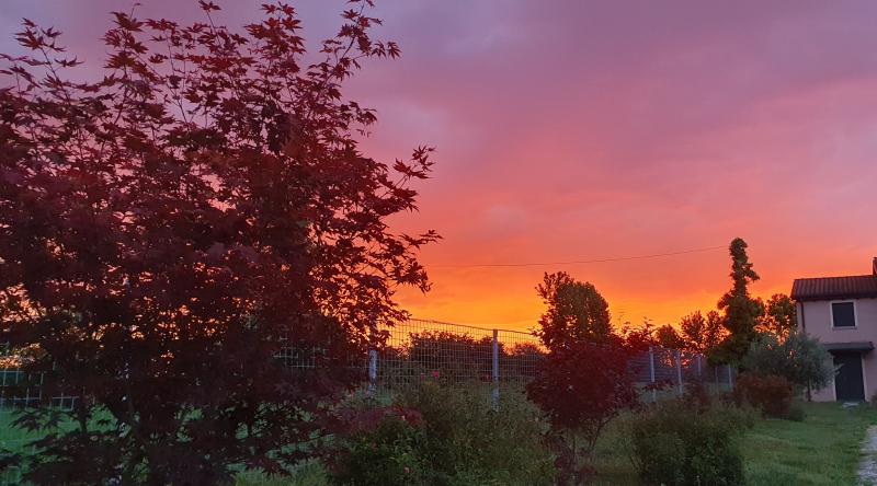 aurora infuocata foto di frumenzio gelain