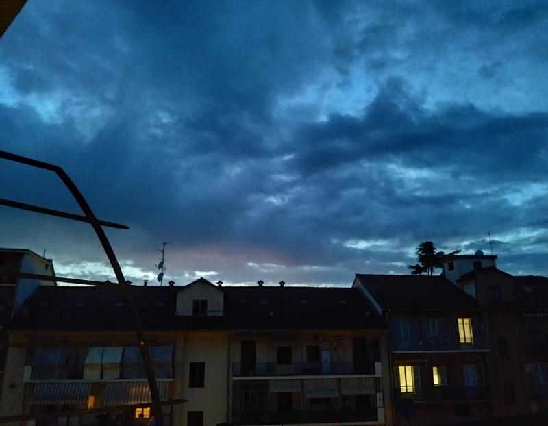 serata tra le nuvole