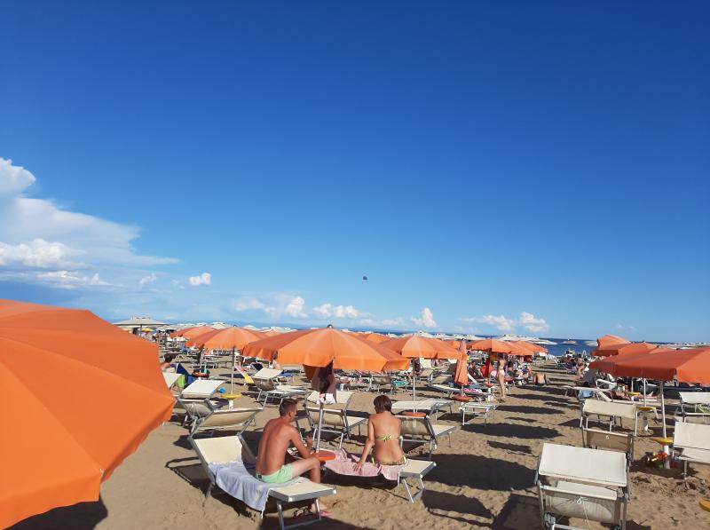 La spiaggia.