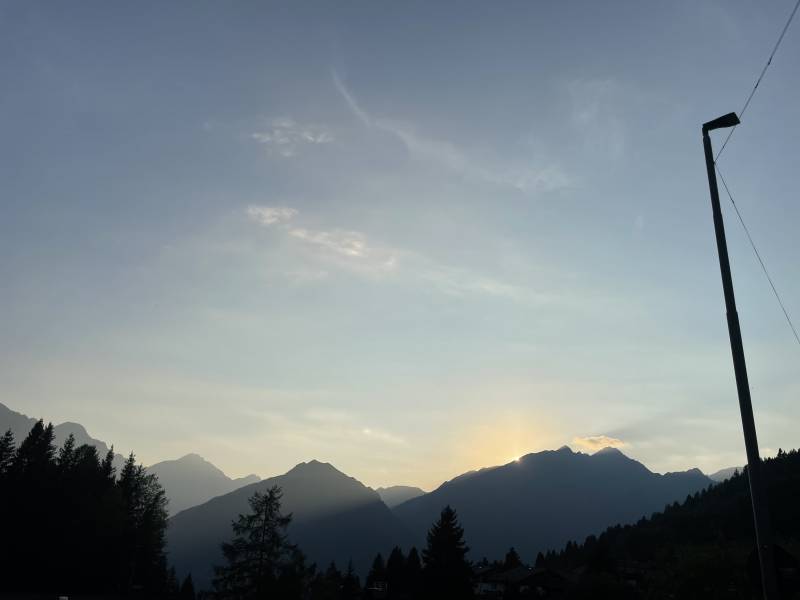 Alba a Spiazzi di Gromo