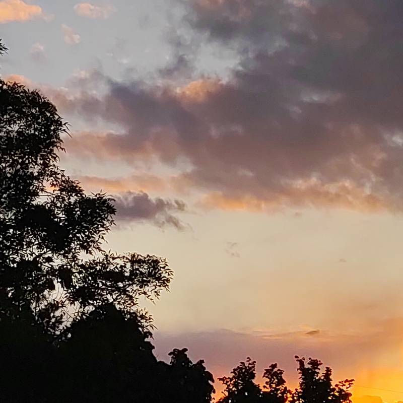 Tramonto dopo la pioggia