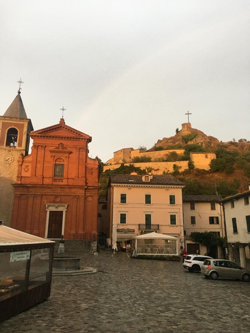 rain and rainbow