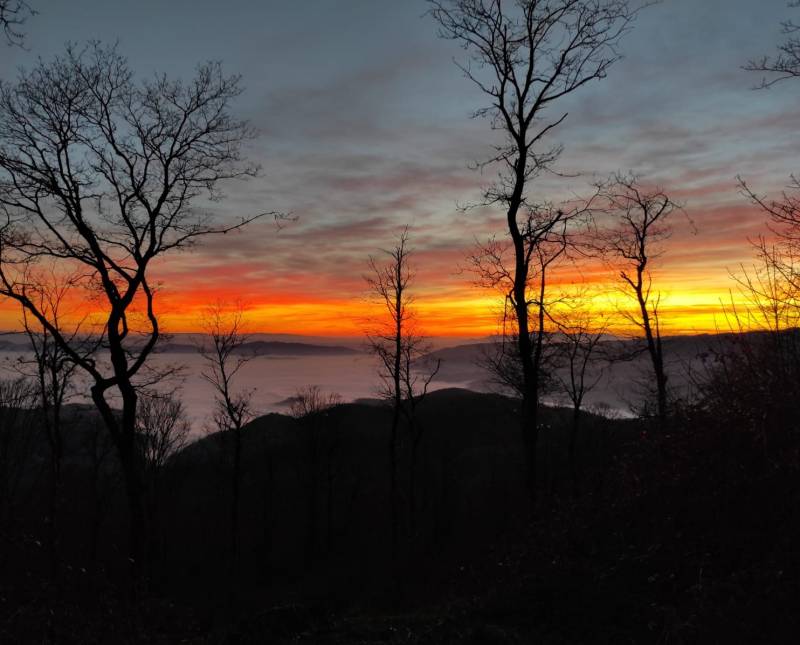 Tramonto al passo della porretta