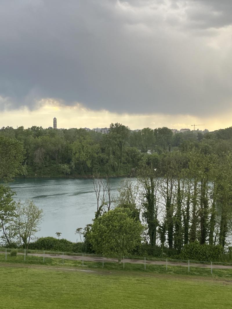 pioggia parco delle cave