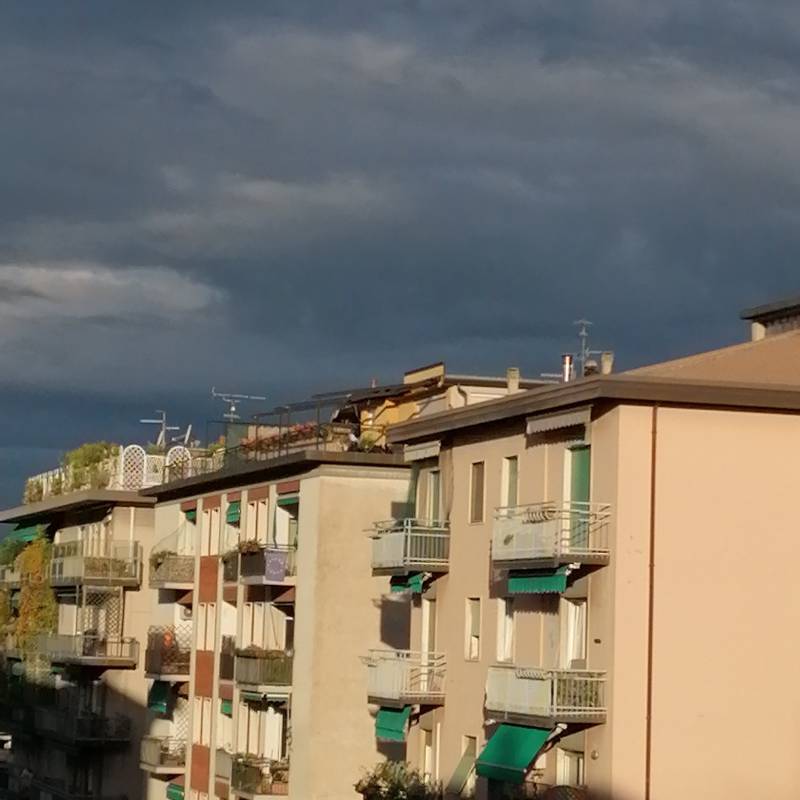 Nuvole scure sopra il garda