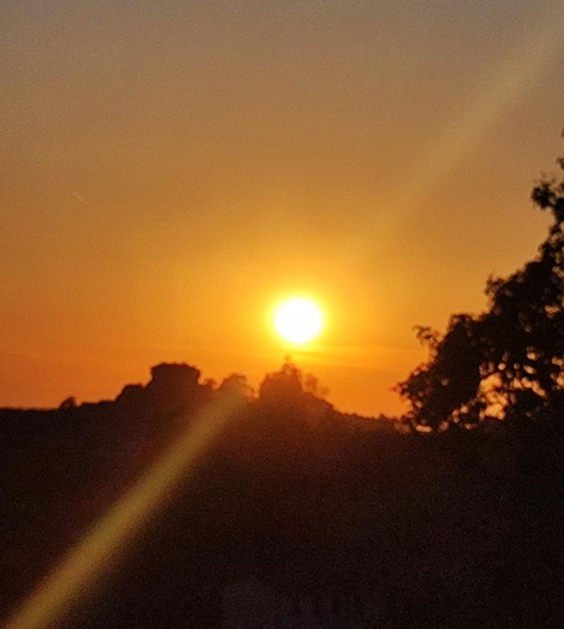 tramonto verso montaldeo