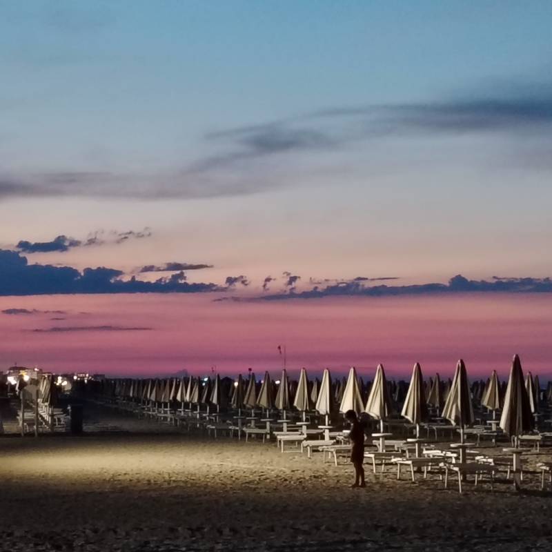 tramonto a Rivabella