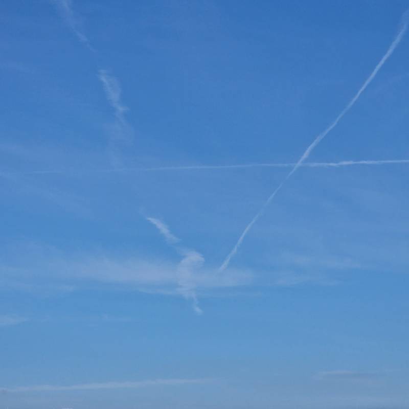 Una a nel cielo geoingegneria