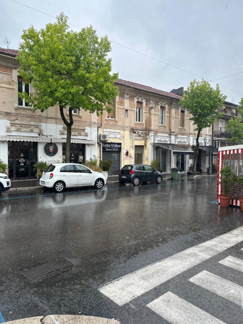 Pioggia non prevista