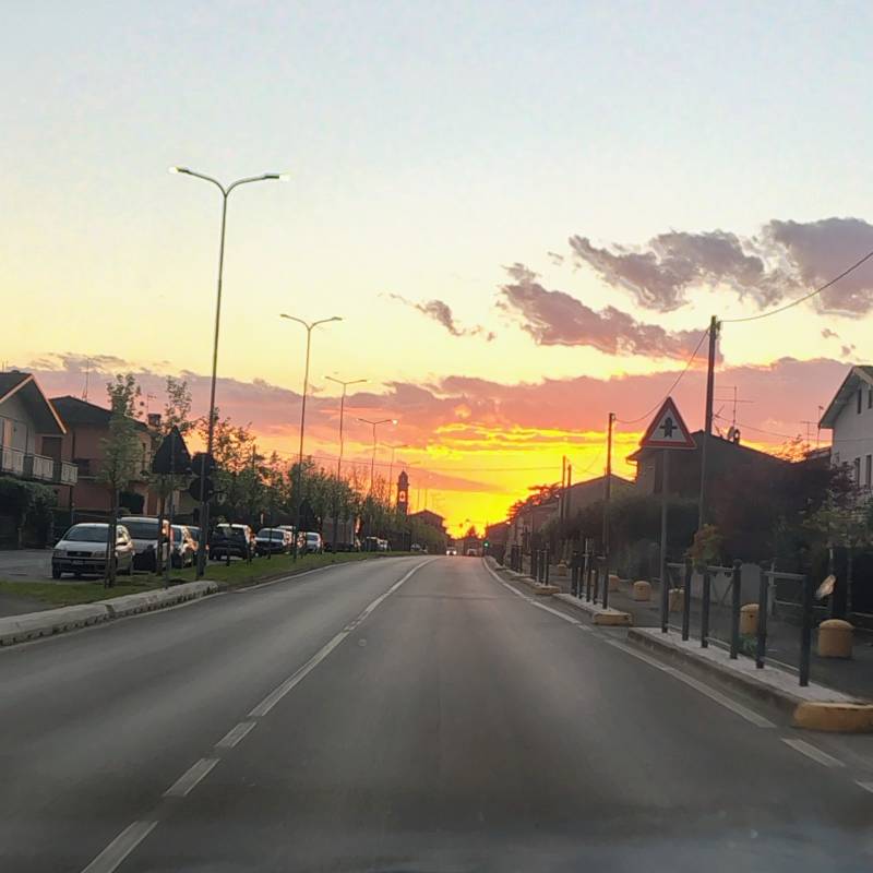 tramonto a pievedizio
