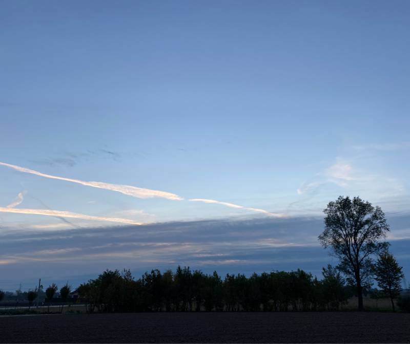 La mattina a terrassa padovana