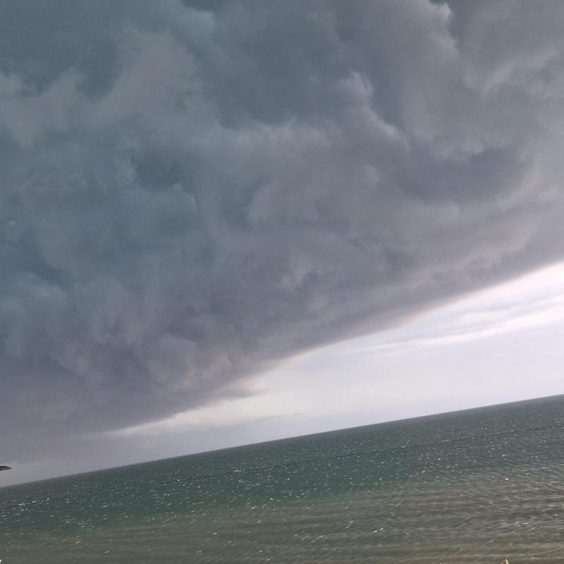 l'arrivo della pioggia...