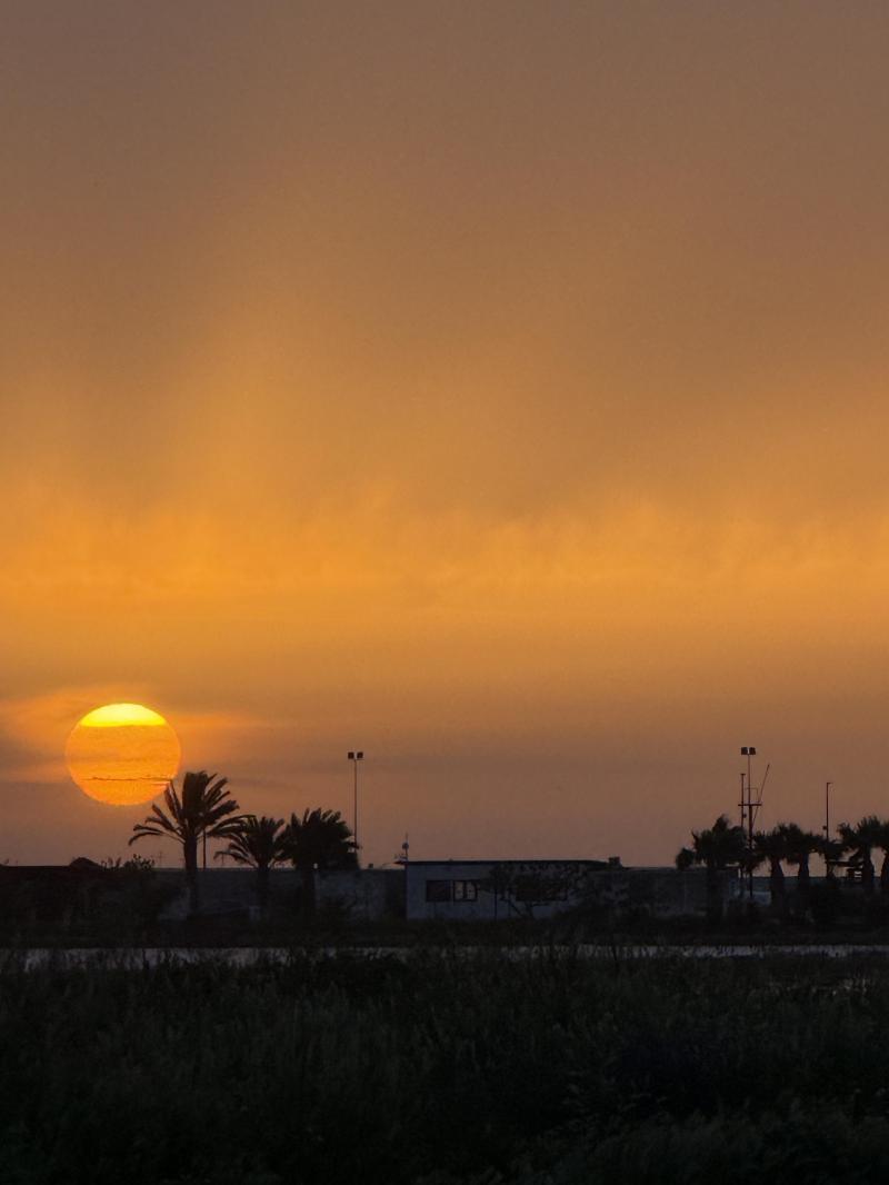 Tramonto a Margherita di Savoia