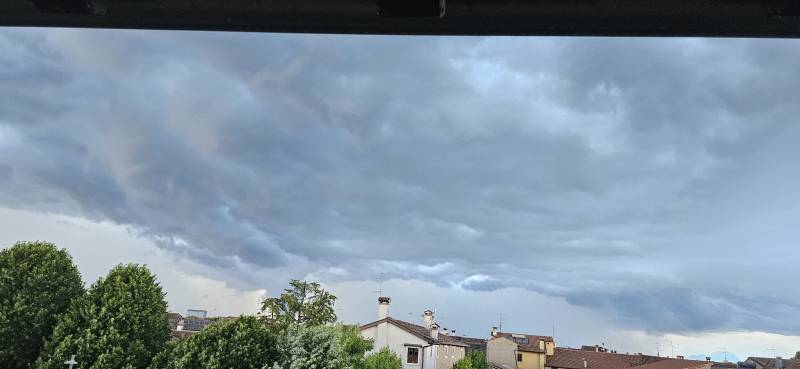 In arrivo di un bel temporale a Bertiolo
