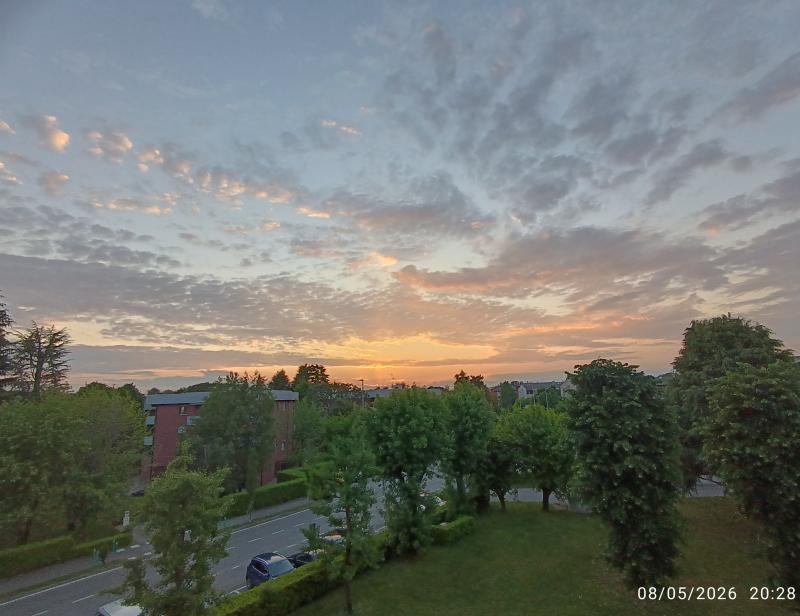 tramonto via papa giovanni xxiii