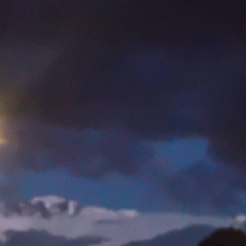 Temporale in una sra di settembre.