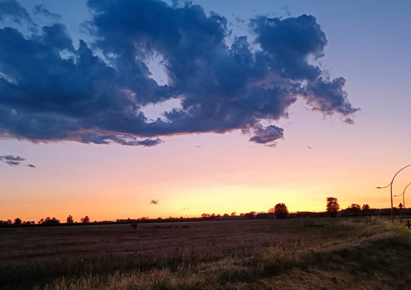 Livraga al tramonto
