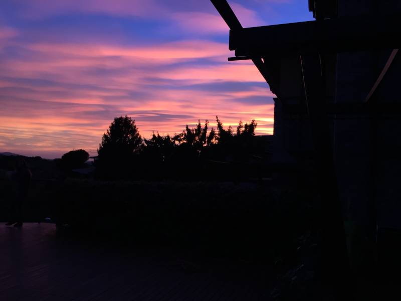 Tramonto rosso