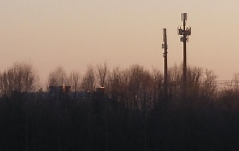 Tramonto al parco lura
