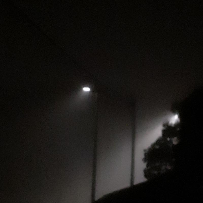 foschia prima dell' alba