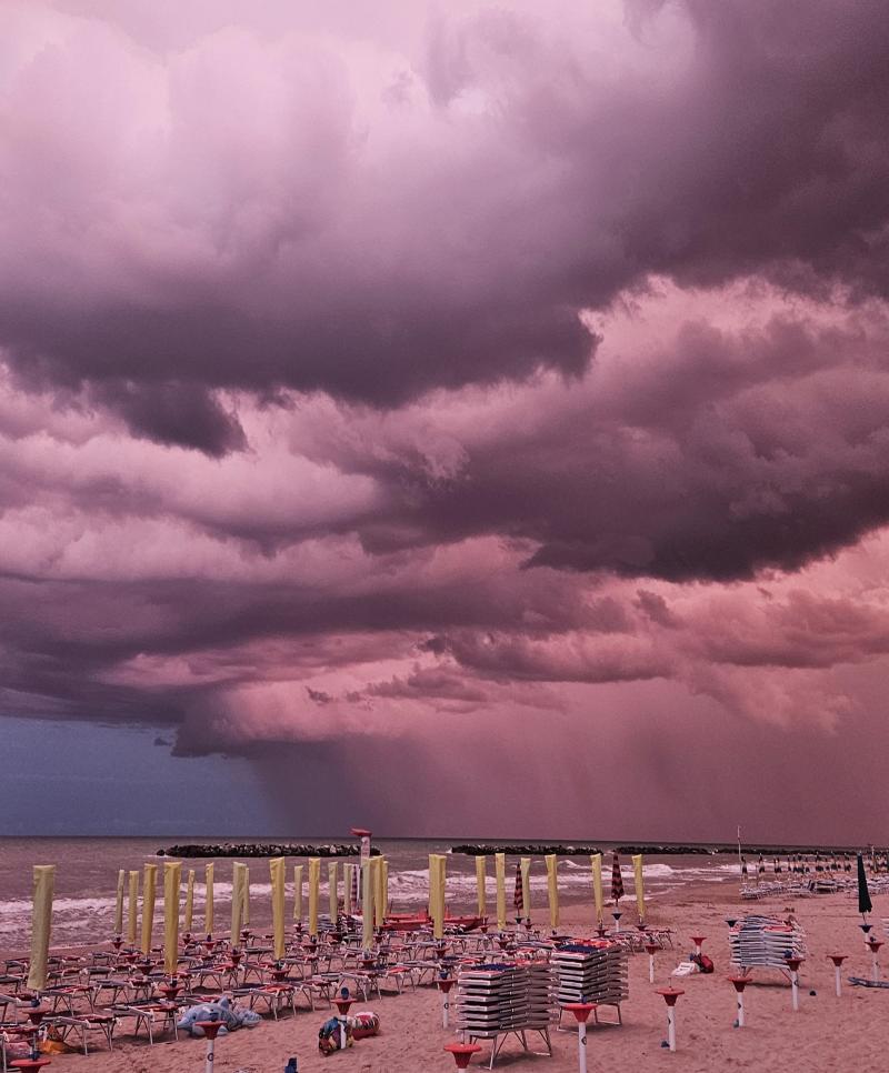 temporale in mare