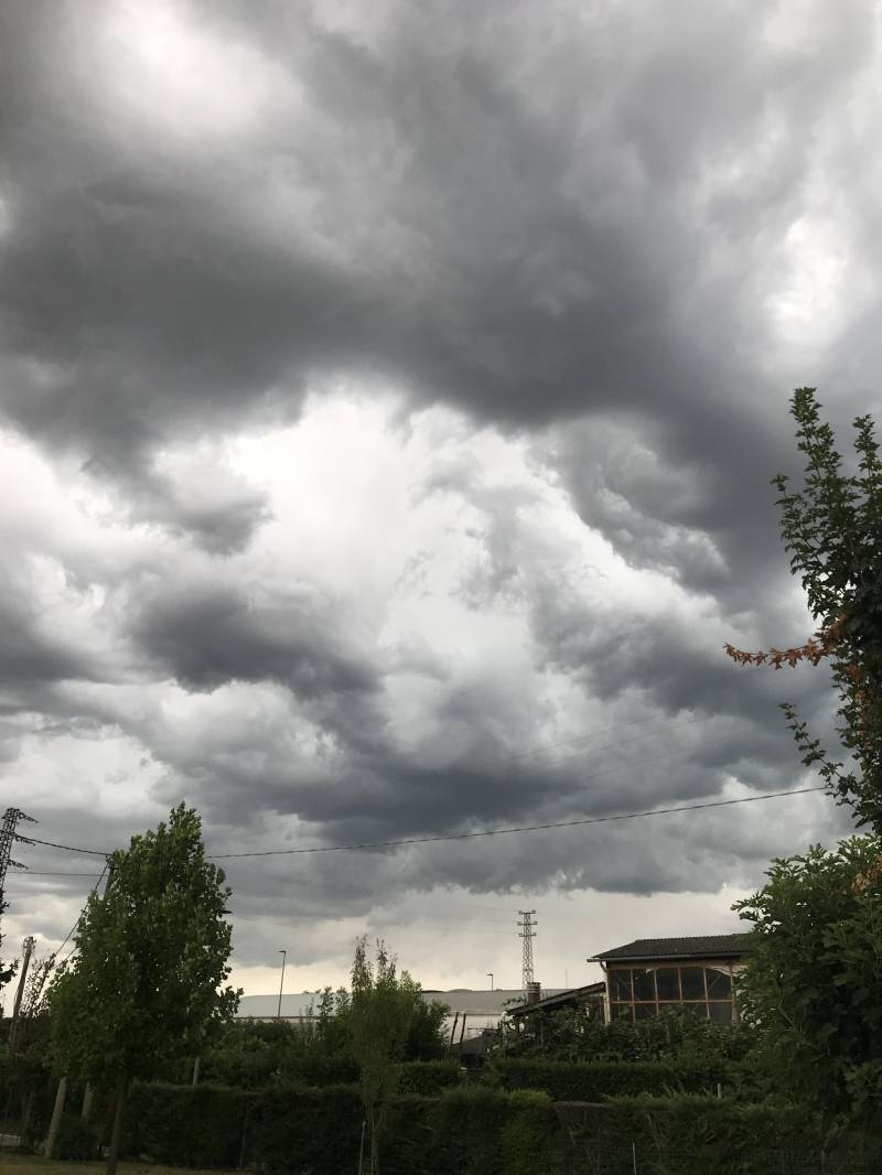 temporale a cella Monselice provincia di Padova
