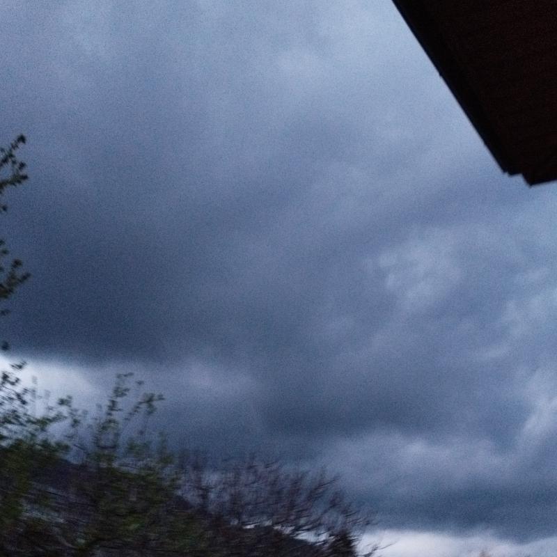 Brutto e nuvoloso ma per adesso non piove