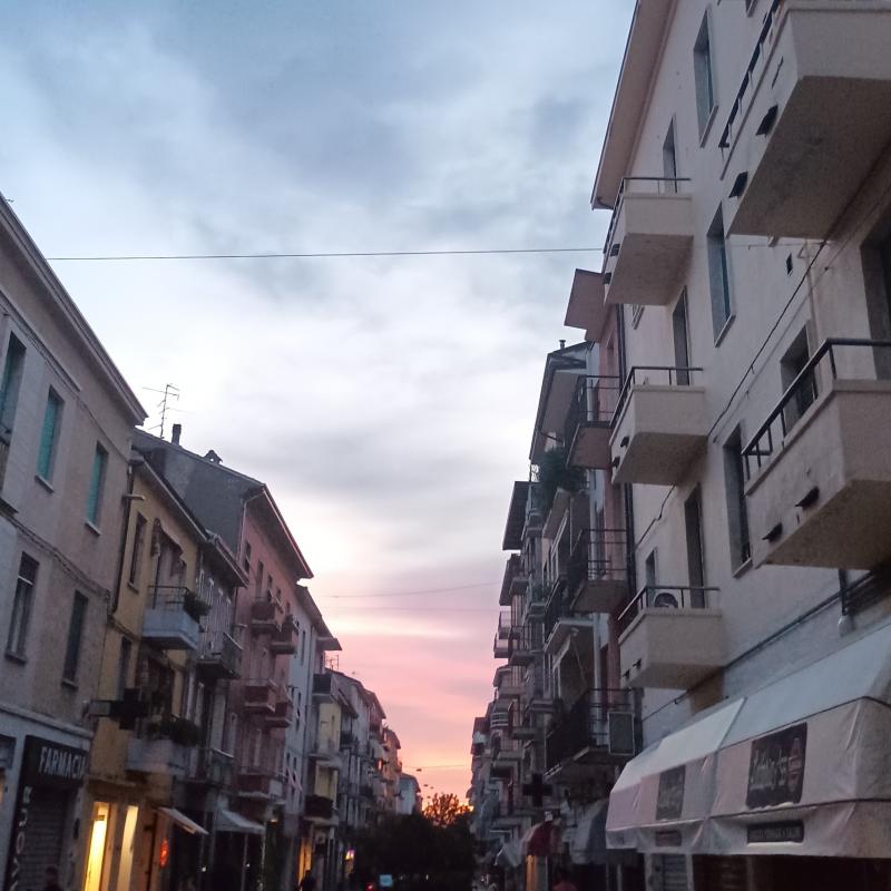 Tramonto dal centro