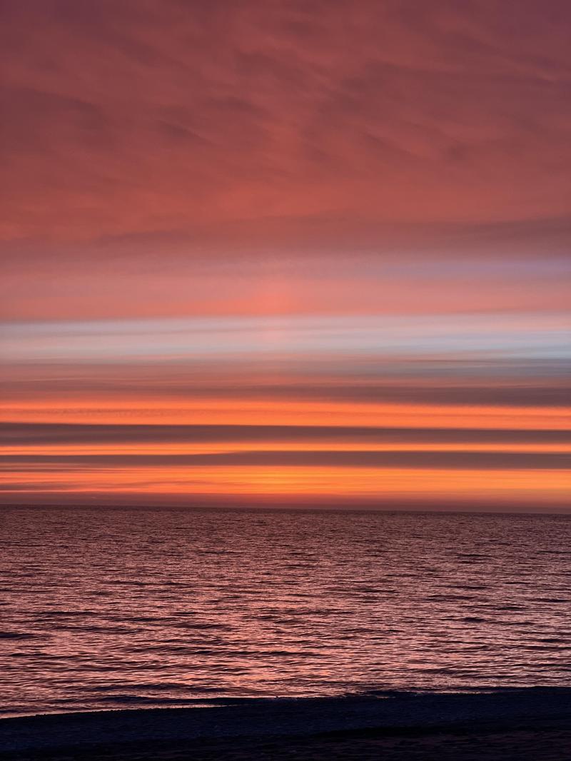 sunrise in power port - pineta club