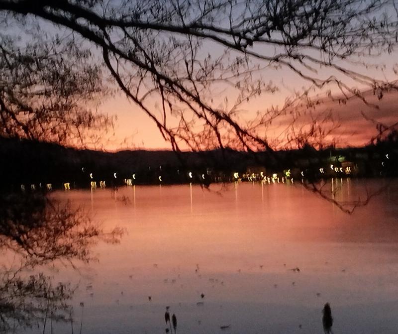 giardini serraia vista al tramonto