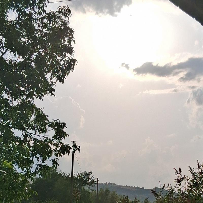 Sole dopo il temporale.